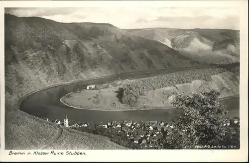 Bremm Mosel Klosterruine Stubben * / Bremm /Cochem-Zell LKR