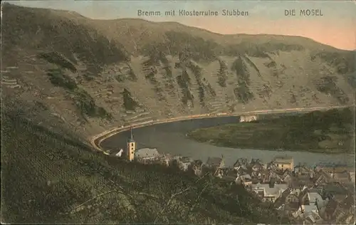 Bremm Mosel Klosterruine Stubben * / Bremm /Cochem-Zell LKR