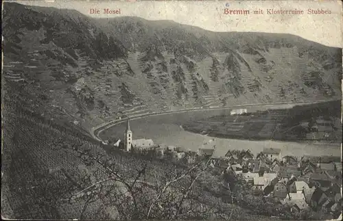 Bremm Mosel Klosterruine Stubben x / Bremm /Cochem-Zell LKR