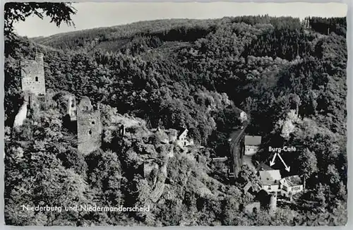 Niedermanderscheid Eifel Niedermanderscheid Eifel Niederburg Burg Cafe * / Manderscheid /Bernkastel-Wittlich LKR