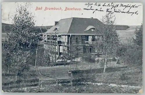 Bad Brambach Bad Brambach Bosehaus x / Bad Brambach /Vogtlandkreis LKR