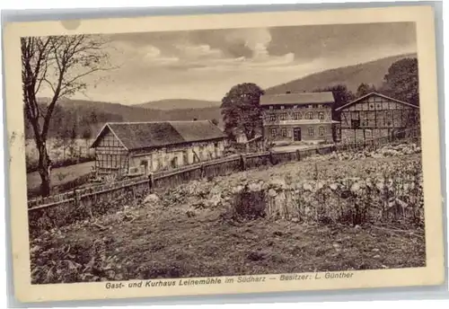 Abberode Abberode Gasthaus Leinemuehle x / Abberode /Mansfeld-Suedharz LKR