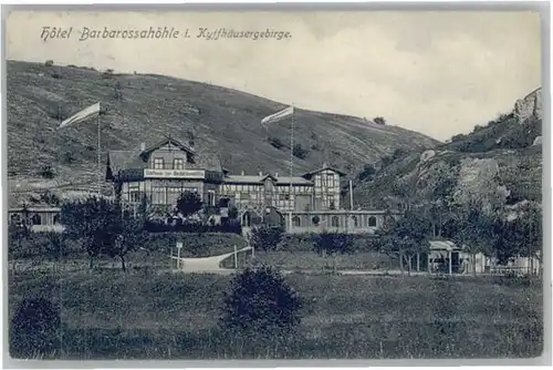 Rottleben [Stempelabschalg] Hotel Barbarossahoehle x