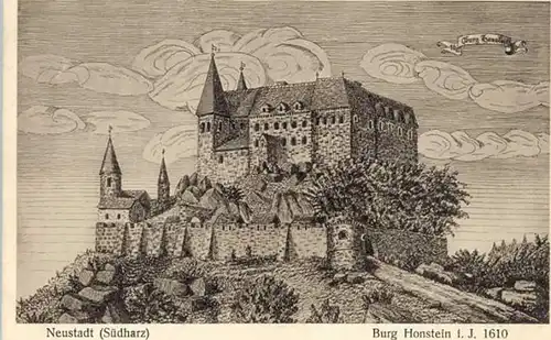 Neustadt Harz Burg Hohnstein Kuenstler Konrektor Hesse *