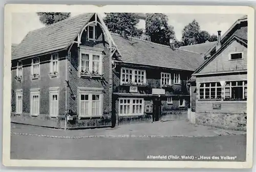 Altenfeld Thueringen Haus des Volkes Cafe x