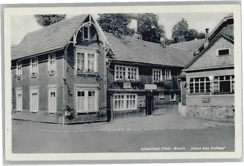 Altenfeld Thueringen Haus des Volkes Cafe *