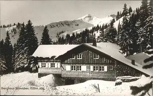 Bolsterlang Berghaus Schwaben Ochsenkopf-Riedbergerhorn / Bolsterlang /Oberallgaeu LKR