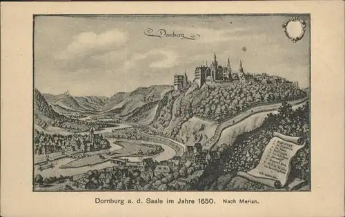 Dornburg Saale Kuenstler Merian Dornberg / Dornburg Saale /Saale-Holzland-Kreis LKR