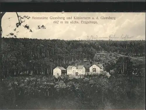 Oberschlema Heimstaette Gleesberg Koehlerturm Erzgebirge x