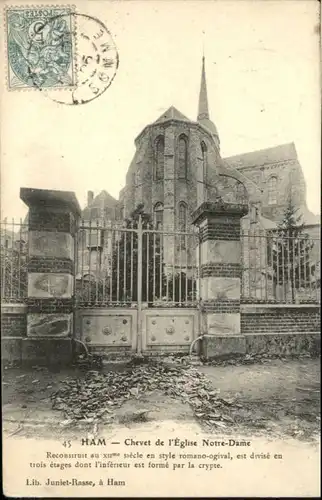 Ham Somme Eglise Notre-Dam