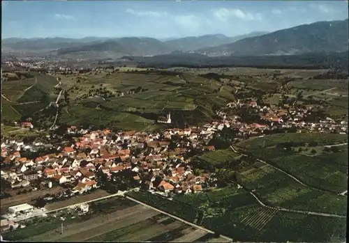 Auggen Weinort Fliegeraufnahme *