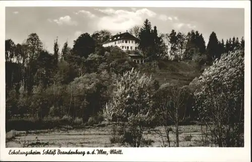 Brandenburg Dietenheim Schloss Erholungsheim Iller Wuerttemberg *