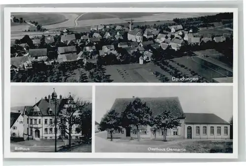 Dauchingen Rathaus Gasthaus Germania *