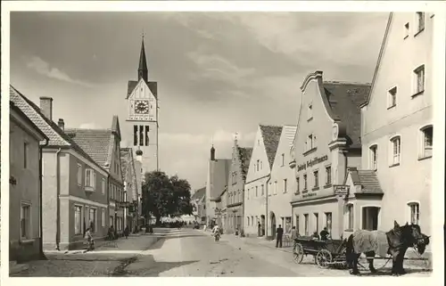 Neustadt Donau Pferd Wagen *