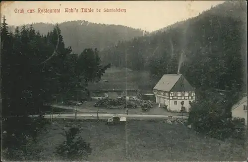 Schmiedeberg  Dippoldiswalde Restaurant Wahl Muehle / Dippoldiswalde /Saechsische Schweiz-Osterzgebirge LKR