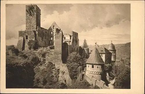 Wertheim Main Schlossruine Kat. Wertheim