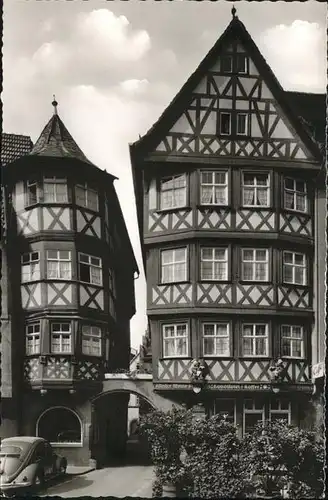 Wertheim Main Kaffee Hahn Marktplatz Kat. Wertheim