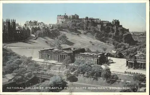 Edinburgh National Galleries Castle Scott Monument / Edinburgh /Edinburgh