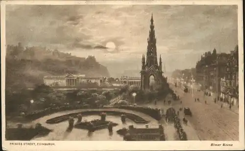 Edinburgh Princes Street  / Edinburgh /Edinburgh