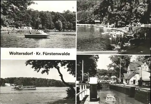 Woltersdorf Erkner Flakensee Kalksee Schleuse / Woltersdorf Erkner /Oder-Spree LKR