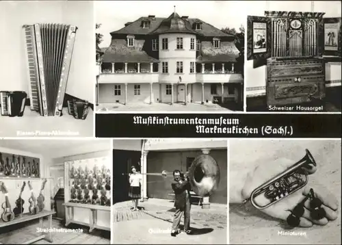 Markneukirchen Markneukirchen Riesen Piano Akkordeon Streichinstrument Gestreckte Tuba Schweizer Hausorgel * / Markneukirchen /Vogtlandkreis LKR