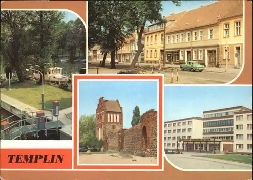 Templin Templin Markt Wieckturm Prenzlauer Tor FDGB Erholungsheim Salvador Allende Bettenhaus x / Templin /Uckermark LKR