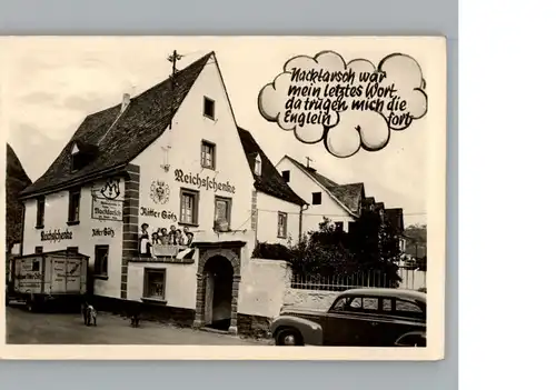 Kroev Mosel Hotel Reichsschenke zum Ritter Goetz / Kroev /Bernkastel-Wittlich LKR