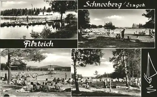 Schneeberg Erzgebirge Filzteich Kat. Schneeberg