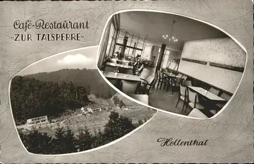 Hellenthal Eifel Hellenthal Cafe Restaurant zur Talsperre * / Hellenthal /Euskirchen LKR