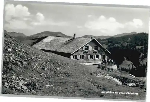 Balderschwang Burglhuette Feuerstaetterkopf *