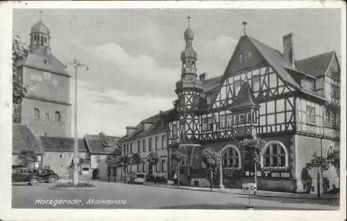 Harzgerode Marktplatz / Harzgerode /Harz LKR