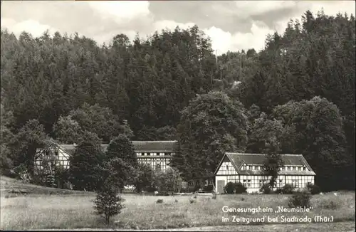 Stadtroda Zeitzgrund Genesungsheim "Neumuehle" / Stadtroda /Saale-Holzland-Kreis LKR