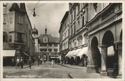 Rosenheim Bayern Max Josef Platz Fahrrad / Rosenheim /Rosenheim LKR