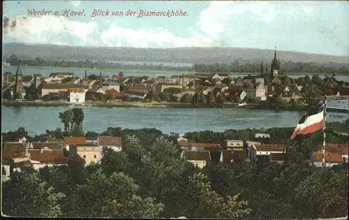 Werder Havel Von der Bismarckhoehe / Werder /Potsdam-Mittelmark LKR