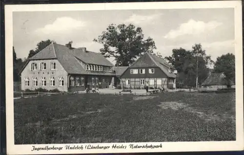 Lehrte Hannover Lehrte [Stempelabschlag] Jugendherberge Undeloh Naturschutzpark x / Lehrte /Region Hannover LKR