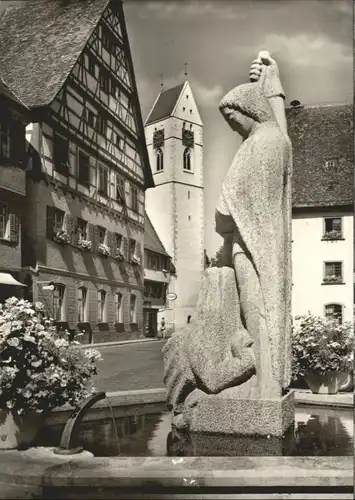 Riedlingen Wuerttemberg St Georgsbrunnen Marktplatz *