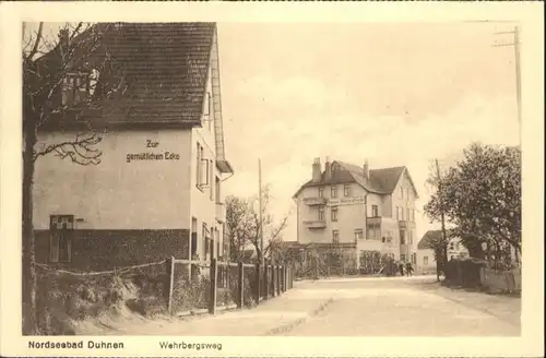 Duhnen Duhnen Wehrbergsweg Gasthaus zur gemuetlichen Ecke * / Cuxhaven /Cuxhaven LKR