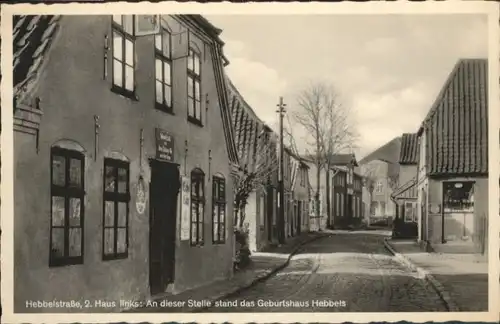 Wesselburen Hebbelstrasse Geburtshaus Hebbel Geburtsstadt *