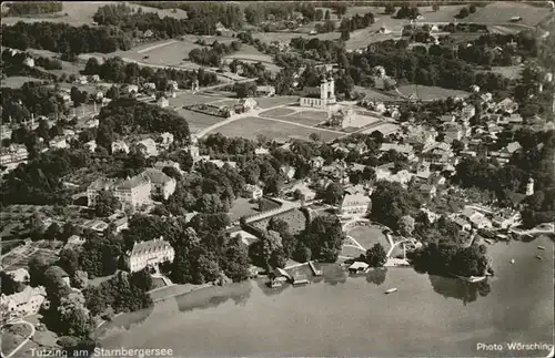 Tutzing Fliegeraufnahme  Kat. Tutzing