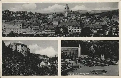 Weilburg Luftkurort Schlossgarten Schloss Kat. Weilburg