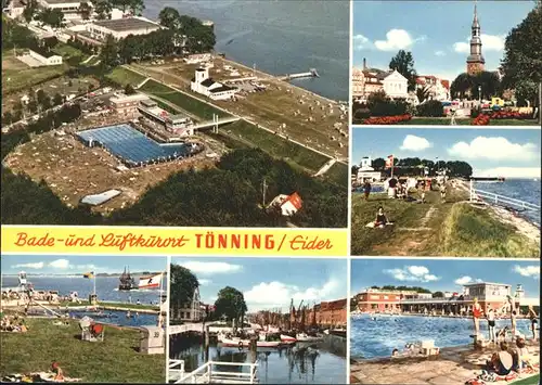 Toenning Bade u. Luftkurort Eider Freibad Kat. Toenning