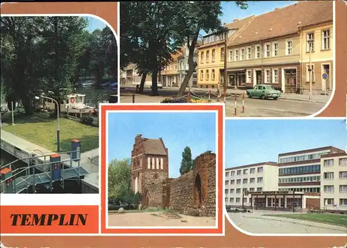 Templin Markt FDGB Erholungsheim Kat. Templin