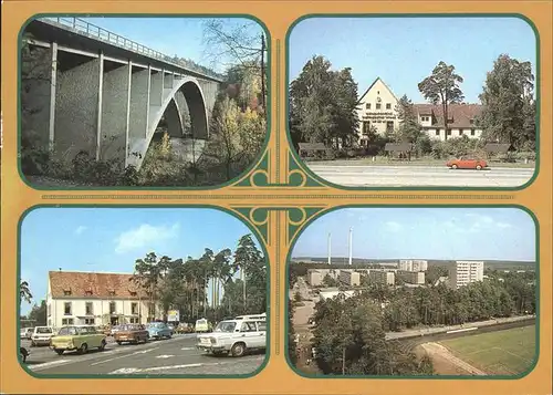 Stadtroda Hermsdorfer Kreuz Teufelstalbruecke Mitropa Autobahnhof Kat. Stadtroda