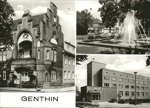 Genthin Rathaus Poliklinik Kat. Genthin