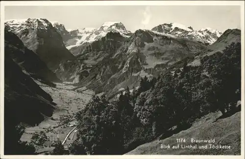 Braunwald GL Braunwald Linthal Toedikette x / Braunwald /Bz. Glarus