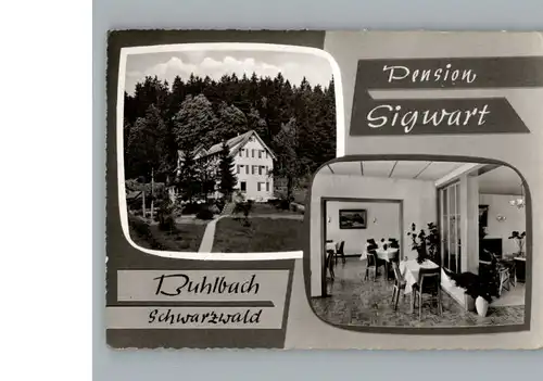 Buhlbach Obertal Pension Sigwart / Baiersbronn /Freudenstadt LKR