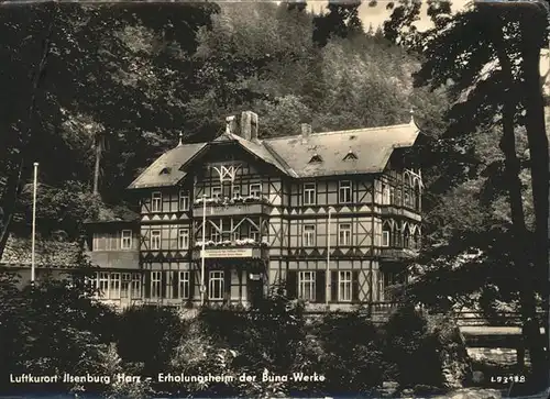 Ilsenburg Luftkurort Erholungsheim der Buna Werke Kat. Ilsenburg Harz