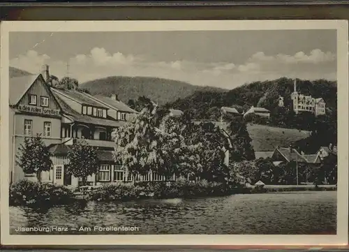 Ilsenburg Teilansicht Ilsenburg Forellenteich Kat. Ilsenburg Harz