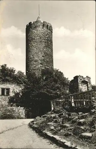 Naumburg Saale Burgruine Schoenburg Kat. Naumburg