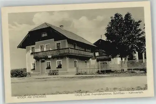 Chiemsee Chiemsee Haus Loew ungelaufen ca. 1920 / Chiemsee /Rosenheim LKR